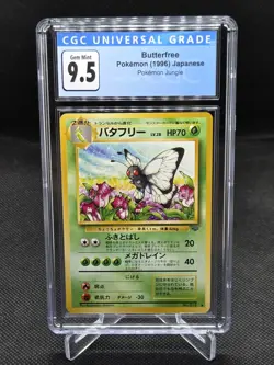 Pokemon Japanese Jungle Butterfree CGC Gem Mint 9.5 - Image 1