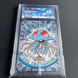 Ace 10 Topps Chrome Tentacruel #73 Pokemon TV 2000 GEM MINT - Image 1