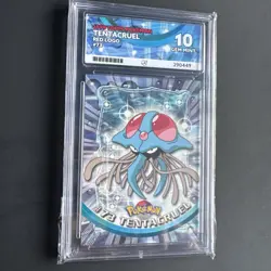 Ace 10 Topps Chrome Tentacruel #73 Pokemon TV 2000 GEM MINT - Image 4