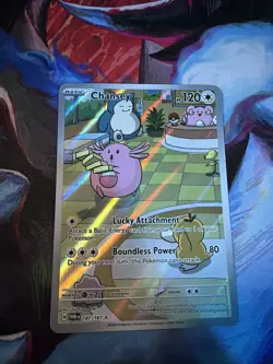Chansey 187/167 Twilight Masquerade IR NM Pokemon TCG - Image 1