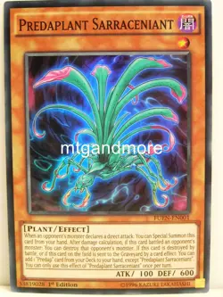 Yu-Gi-Oh - 1x Predaplant Sarraceniant - FUEN - Fusion Enforcers - Englisch - Image 1
