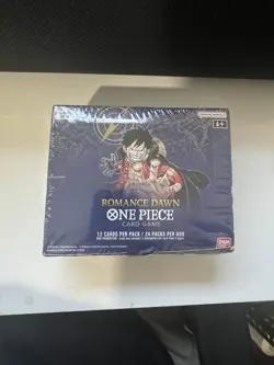 Romance Dawn One Piece Booster Box [White Bottom] [OP-01] [Damaged] 811039038205 - Image 1