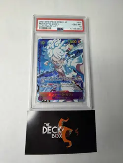 Monkey D. Luffy Alternate Art One Piece PRB01 JP PSA 10 - Image 1