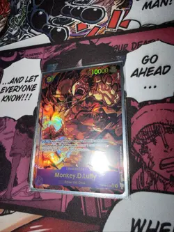 ONE PIECE Monkey D. Luffy (Alt Art) OP09-119 SEC Emperors in the New World - Image 3