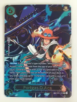 One Piece Portgas.D.Ace - EB02-028 (SP) EB02-028 Carrying On His Will Foil - Image 1