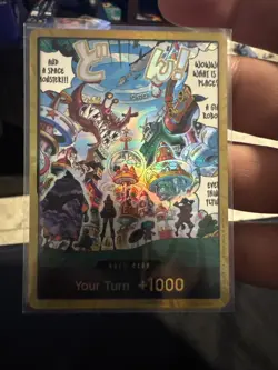 One Piece English TCG Egghead Gold DON!! OP14 The Azure Sea's Seven - Image 1