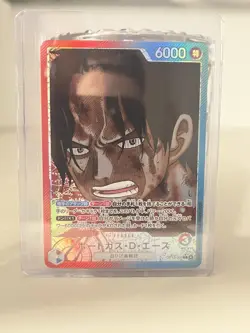 Portgas D. Ace (Alt Art) OP13-002 L Carrying on His Will - ONE PIECE Japanese - Image 1