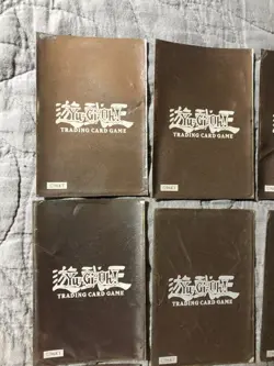 Yu-Gi-Oh Silver Metallic Duelist Card Protectors 96KT x19 Vintage Sleeves RARE - Image 5