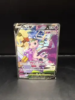 Pokemon Mew v Holo Alternative Art Ultra Rare TCG Fusion Strike Card 251/264 - Image 3