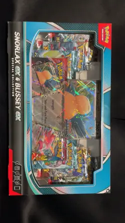 Pokemon Trading Card Game Snorlax ex and Blissey ex Special Collection Box - Image 1