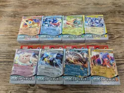 Pokemon Card Scarlet & Violet ex Start Deck 8 Pack Collection Japanese - Image 1