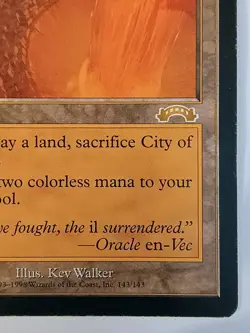 Magic the Gathering City of Traitors Exodus Card #2 See Pics for Condition - Image 4