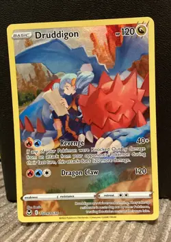 Pokemon Druddigon TG09/TG30 - SWSH12: Silver Tempest Trainer Gallery Card - Image 1
