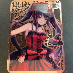 Goddess Story Gold METAL Card - Maiden Party - Serial Number #/200! Kurumi Date - Image 1