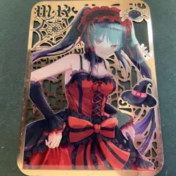 Goddess Story Gold METAL Card - Maiden Party - Serial Number #/200! Kurumi Date - Image 4