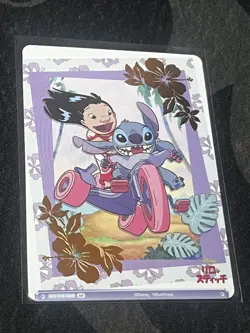 Weiss Schwarz Disney Lilo & Stitch #DSY/01B-055B Gold Stamped Card NM Pack Fresh - Image 1