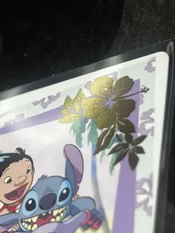Weiss Schwarz Disney Lilo & Stitch #DSY/01B-055B Gold Stamped Card NM Pack Fresh - Image 5