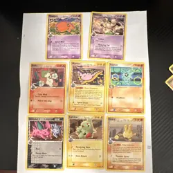 Pokemon/ EX Delta Species/ 2006/ 8 Card Lot/ Trapinch, Smeargle, Ralts - Image 1