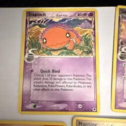 Pokemon/ EX Delta Species/ 2006/ 8 Card Lot/ Trapinch, Smeargle, Ralts - Image 5