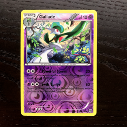 Gallade 61/135 Pokemon Plasma Storm Black & White Reverse Holo Rare Card LP - Image 1