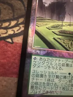 Mtg Magic Odyssey Centaur Glade Japanese Foil Misprint Foil Edge Error Card - Image 2