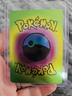 M Lunaia EX Rainbow Foil Fan Art Vinyl Collector Pokemon Card - Image 2
