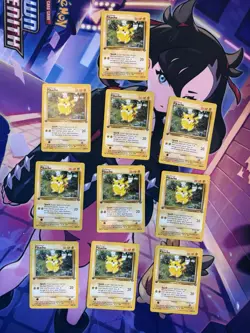 🌴Pokemon Jungle Pikachu 1st Edition LOT OF 10 Cards!!! - Image 1