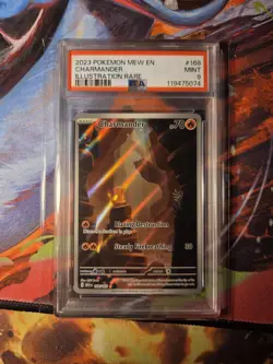 Pokemon Charmander TCG #168/165 Scarlet & Violet 151 Card PSA 9 English WOW FAST - Image 1