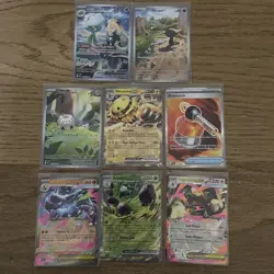 Pokemon card lot! Phantasmal! Destined! Illustration Rare! 8 Card Holo Lot! - Image 1