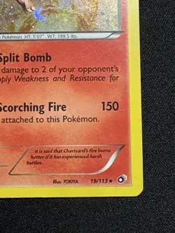 Pokemon TCG Charizard 19/113 Legendary Treasures Rare Cosmos Holo Foil Card 2013 - Image 5