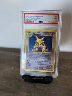 Pokemon 1999 TCG Base Set Shadowless Holo 1/102 PSA 7 *GRADED* Near Mint Card - Image 1