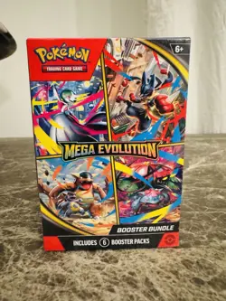 US Seller Pokemon TCG Trading Card Game Mega Evolutions Booster Bundle - Image 1