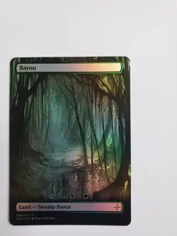 Bayou FOIL Original Dual Land Proxy Card Custom Fantasy Art Design - Image 2