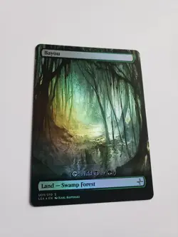 Bayou FOIL Original Dual Land Proxy Card Custom Fantasy Art Design - Image 3