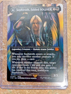 Sephiroth, Fabled SOLDIER (0317) (Borderless) Final Fantasy Regular - Image 1