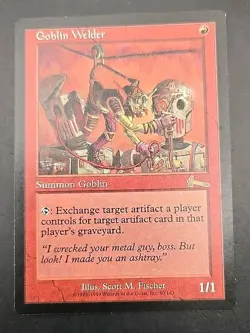 Goblin Welder Urza's Legacy MTG Regular Lightly Played - Image 1