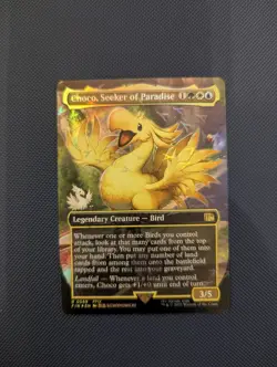 Choco Seeker Of Paradise R 0569 CHOCOBO TRACK FOIL Alt Art Final Fantasy MTG - Image 1