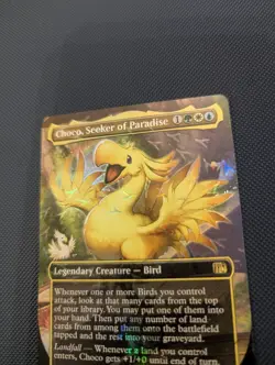 Choco Seeker Of Paradise R 0569 CHOCOBO TRACK FOIL Alt Art Final Fantasy MTG - Image 2