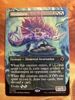 MTG Borderless Wistfulness Lorwyn Eclipsed Mythic Near-Mint!! - Image 1