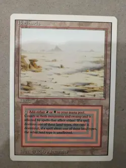Magic the Gathering: Badlands DUAL LAND - 3rd Edition, contact for best price - Image 1
