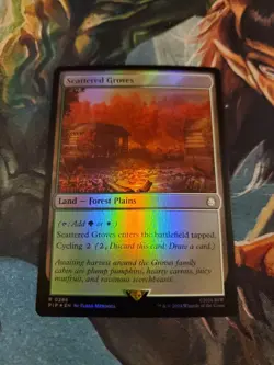 MTG Scattered Groves Foil Universes Beyond Fallout Magic - Image 1