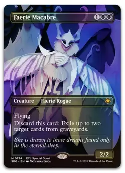 Faerie Macabre (Borderless) | Special Guests - Foil - Lorwyn Eclipsed - NM - Image 1