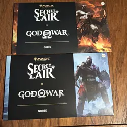 MTG x Playstation Secret Lair x God of War: Greek & Norse Set Non-Foil - Image 1