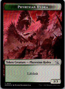 Phyrexian Hydra Token () T Foil March of the Machine 12 LP-NM - Image 1