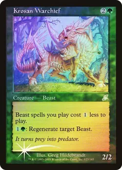 MTG - Krosan Warchief - Foil - Scourge - Magic the Gathering - Image 1