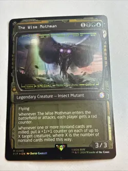 The Wise Mothman (Showcase) Universes Beyond: Fallout Foil NM/LP - Image 1