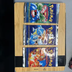 1999 Pokemon Spanish Base Set - 3 Booster Pack Art Set - 1st Edition - Image 1
