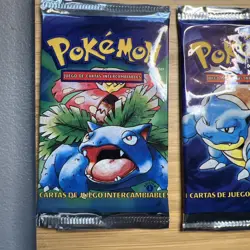 1999 Pokemon Spanish Base Set - 3 Booster Pack Art Set - 1st Edition - Image 2