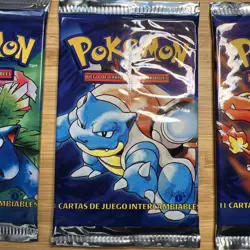 1999 Pokemon Spanish Base Set - 3 Booster Pack Art Set - 1st Edition - Image 3