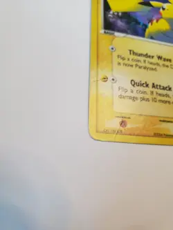 Pikachu 78/110 Reverse Holo stamped EX Holon Phantoms Pokemon Damaged - Image 3